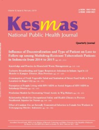 KESMAS NATIONAL PUBLIC HEALTH JOURNAL